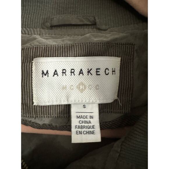 Marrakech ANTHROPOLOGIE Draped Jacket Dusty Olive Army Green - Sz Small - Picture 6 of 6